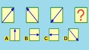Test IQ exclusiv pentru genii | Care săgeată completează seria: A, B, C sau D?