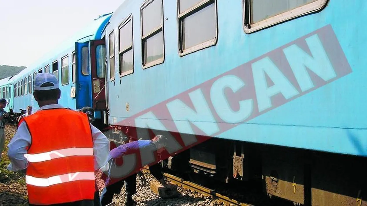 A deraiat inca un tren!
