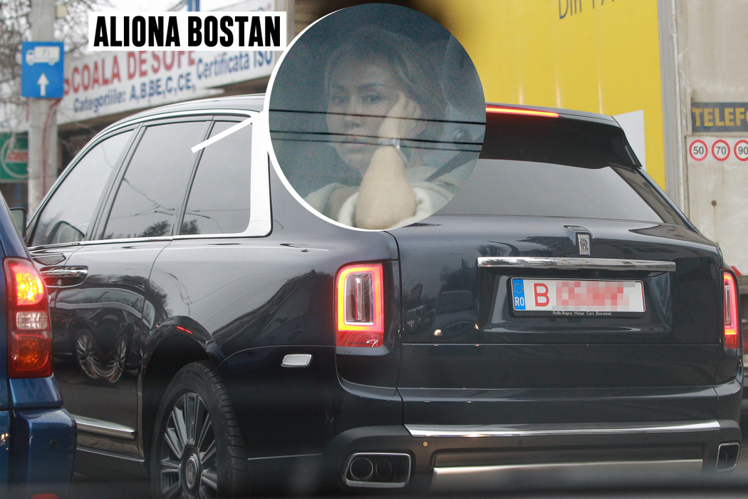 Aliona Bostan a făcut senzație cu noul ei bolid de lux, un Rolls Royce Cullinan cu numere roșii, de 400.000 de euro