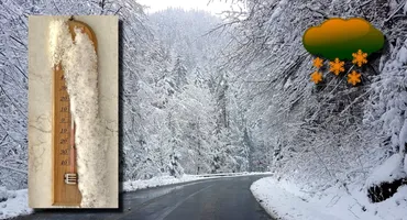 Alertă ANM la început de 2025! Cod portocaliu de viscol. Care sunt zonele în care va ninge semnificativ
