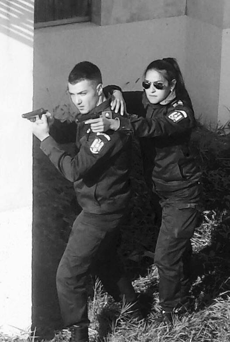Oana But, cea mai sexy jandarmeriță din România, cea mai bună trăgătoare cu arma