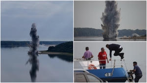 Stânca Pârjoaia a fost detonată! Militarii au folosit 180 de kilograme de explozibil: „E un succes”