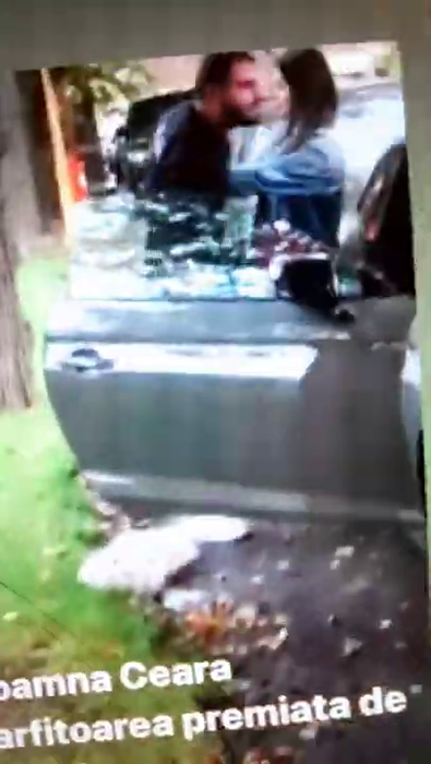 Momentul în care Stila Sarafu aruncă cu tort în cele două femei
