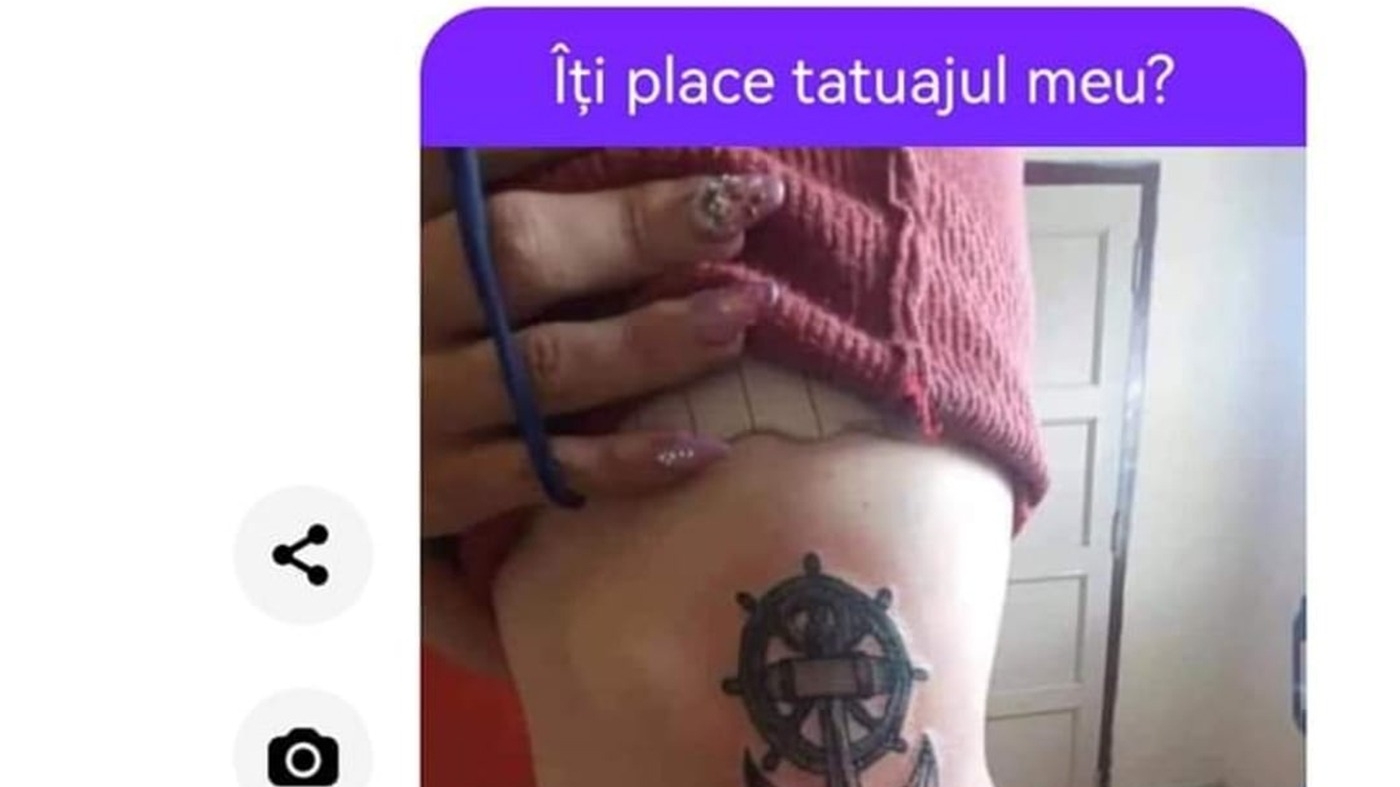 Bancul dimineții | "Îți place tatuajul meu?"