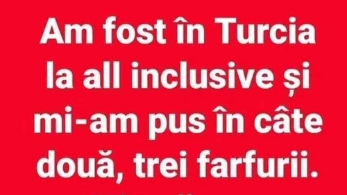 BANCUL ZILEI | De ce își umple românii farfuriile la all-inclusive în Turcia, de fapt