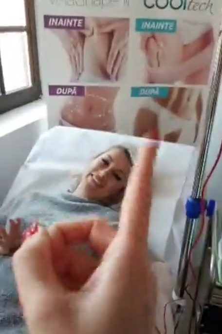 FOTO / Raluca de la „Bambi”, cu branulă în mână în cabinetul medicului: „Am leşinat”. Ce i s-a întâmplat artistei