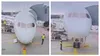 Incident grav pe aeroportul din Frankfurt. Mai mulți răniți după ce trenul de aterizare al unui Boeing 787 s-a rupt