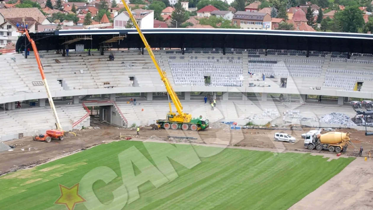 Incepe sa arate a stadion de Champions League