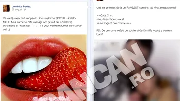 Luminita Perijoc, asaltata cu propuneri de la barbati care vor sa-i faca sex oral.  I-au spart contul si ii baga vorbe in gura