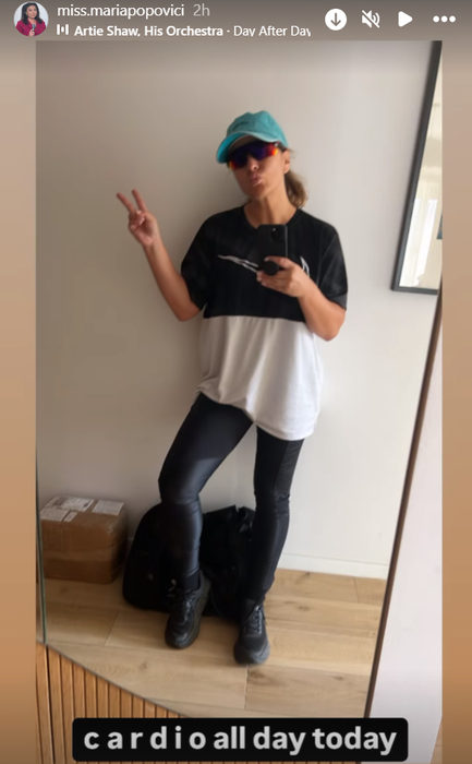 Maria Popovici merge la sală foarte des/ Sursa foto: Instagram