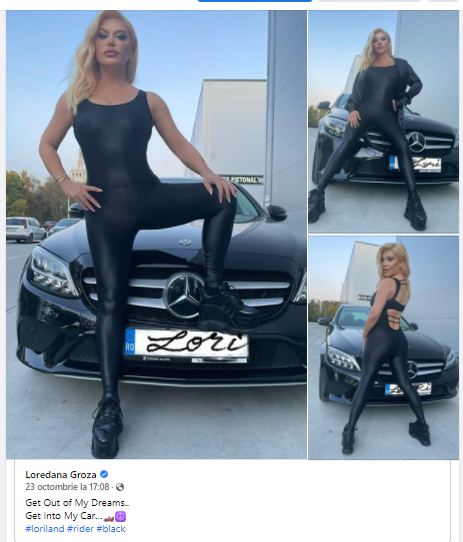 Loredana Groza a dat-o în bară, la propriu! Până și mașina vedetei e „tunată” în Photoshop