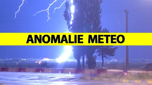 ANM, avertizare de vreme severă emisă miercuri. Anomalie meteo în România