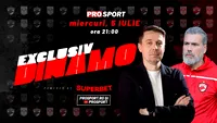 Ediție de poveste, miercuri, la EXCLUSIV DINAMO! Justin Maximilian, fost preot și suporter înfocat de peluză al „câinilor”, invitatul lui Cătălin Mureșanu