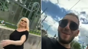 Fulgy, atitudine nerespectuoasă față de Viorica, pe stradă, în timp ce făcea live „Pe ce cânți, fă, tu?” VIDEO