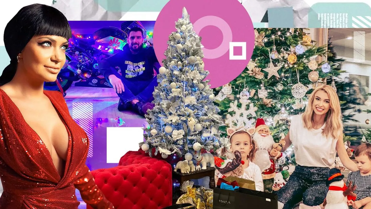Cei mai frumoși și mai “neconvenționali” brazi ai vedetelor. Cum arată pomii de Crăciun în “viziunea” Andrei, Antoniei, Andreei Bălan, Biancăi Drăgușanu ori a lui Cătălin Cazacu