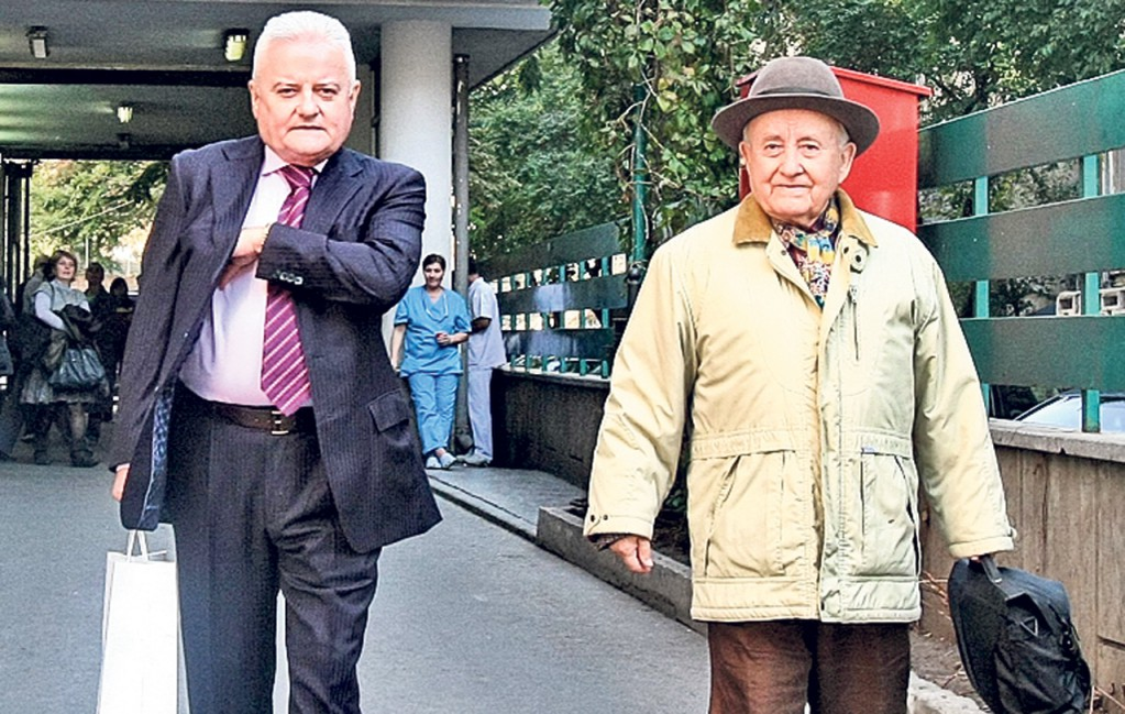 Irinel Columbeanu, alături de tatăl său