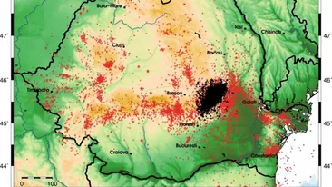 Cutremur mare în zona Vrancea, la ora 2:15. S-a simțit în mai multe orașe din România