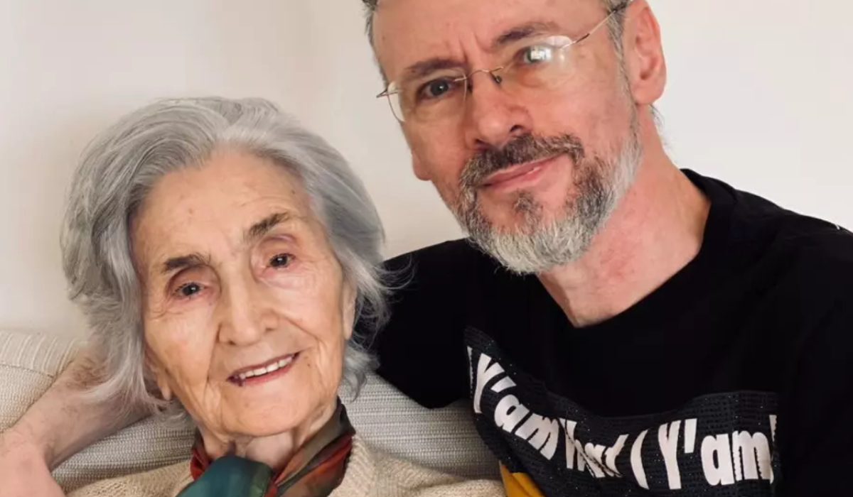 Mihai Albu și mama lui, Zinaia / Foto: Facebook