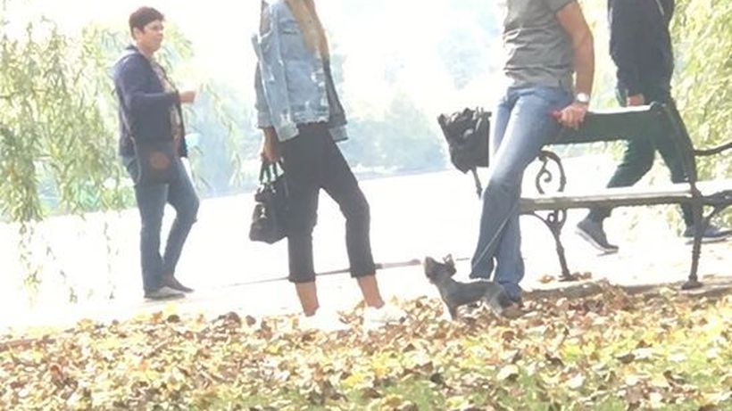 Şi-au scos copilaşul în parc. Iubita de 21 de ani l-a făcut ”tată” pe Cristi Boureanu!