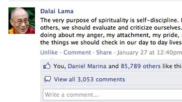 Dupa ce a fost la un pas de un accident de masina, Anda Adam da citate din Dalai Lama!