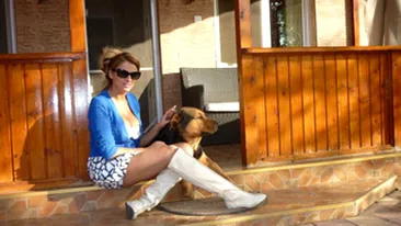 Sanziana Buruiana si-a schimbat profesia! S-a apucat de imperecheat caini!