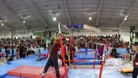 VIDEO - Dramatic! O gimnastă a fost la un pas să rămână infirmă pe viaţa, dar a fost salvată în ultimul moment 