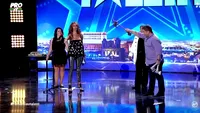 A vrut sa o loveasca pe Mihaela Radulescu, dar s-a plesnit singur! Vezi ce s-a intamplat la Romanii au Talent!