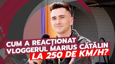 Viteză la limită! Cum a reacționat vloggerul Marius Cătălin la 250 km/h cu Porsche 911 GT3 Cup