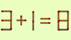 Test IQ pentru cei mai agili | Corectează ecuația 3+1=8 în 3 secunde