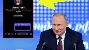 Nu e un banc! Mesajul halucinant trimis de un român lui Vladimir Putin: Bro, ce ţi-a făcut Ucraina?
