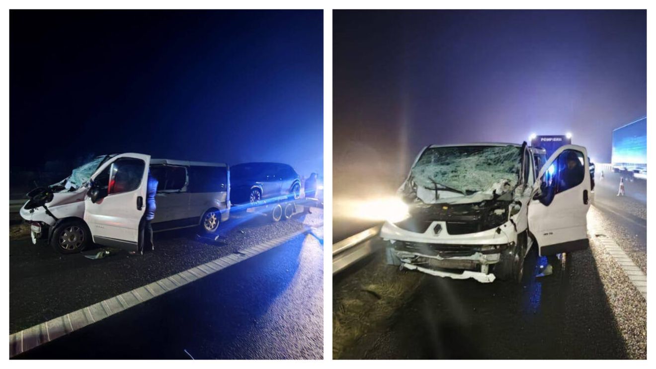 Grav accident pe A1! A fost activat Planul Roșu de intervenție