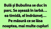 BANC | Bulă și Bubulina se duc în parc