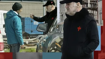 Imagini colosale cu Gigi Becali la grandiosul lăcaș de cult pe care l-a ridicat în Pipera. Prima “razie” din 2024! I-a băgat pe muncitori în ședință și…