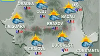 VREMEA în WEEKEND, 17 - 18 februarie 2018, în BUCUREȘTI și în țară! Care sunt temperaturile maxime