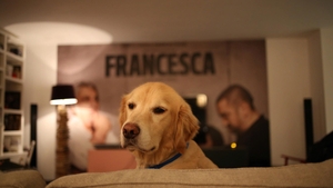 Primele imagini din casa lui Bobby Păunescu din West Hollywood Hills! Un afiş al filmului “Francesca” ocupă un perete!