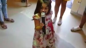 Anais, fiica lui Nicolae Guţă, îi calcă pe urme manelistului! A cântat la petrecerea de ziua ei