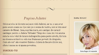 Dana Rogoz asteapta scrisori de dragoste! Este "Julieta" pentru o luna!