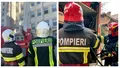 Incendiu violent la un bloc din Pitești! Pompierii au salvat au cățel din flăcări