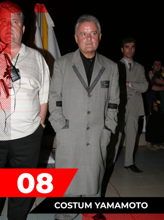 Irinel Columbeanu, într-un costum Yamamoto