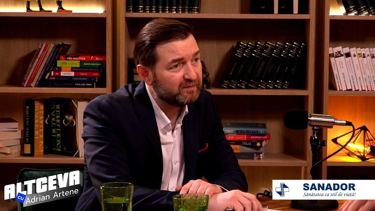 Podcastul poate fi urmărit integral pe canalul de YouTube ”ALTCEVA cu Adrian Artene” / (Sursa: Captură video)