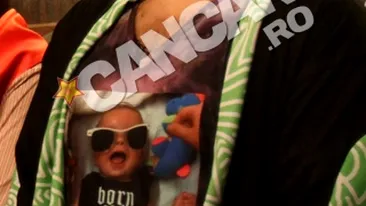 Edi Stancu, mandru nevoie mare de fiul sau! Uite ce tinuta cool a avut la botez! Copilul lui s-a nascut pentru a fi un rebel!