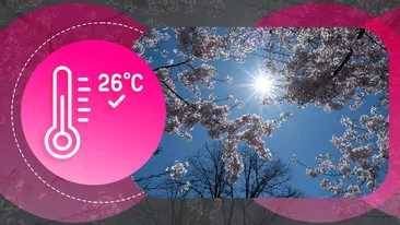 Prognoza meteo azi, 4 mai 2026. Temperaturi de 26 de grade Celsius în termometre! Zonele unde va fi cald