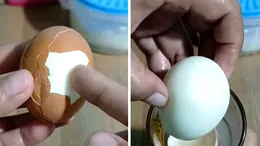 Cum să decojești un ou perfect, în doar 5 secunde. Trucul folosit de Generația Z