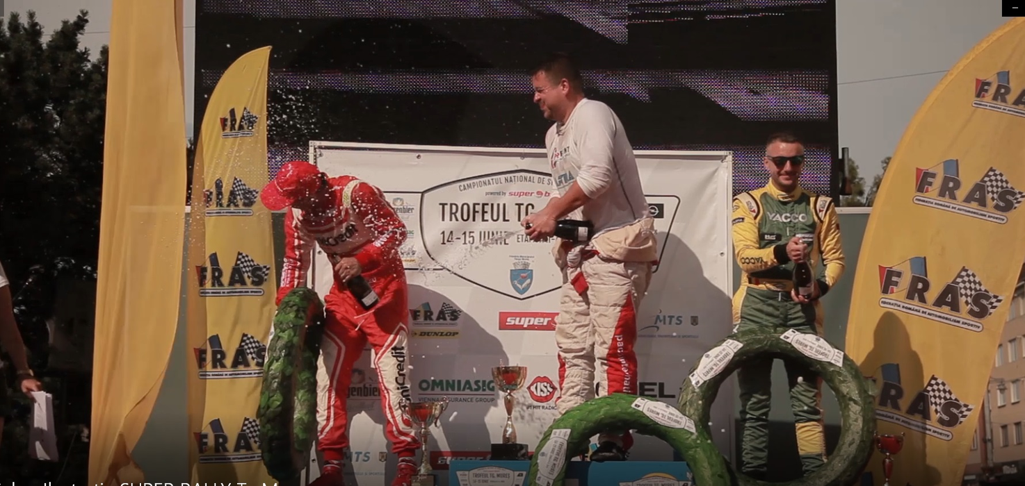 Costel Cășuneanu Jr. a făcut accident pe pistă, în cadrul Campionatului Național de Super Rally. El a obținut primul loc la general