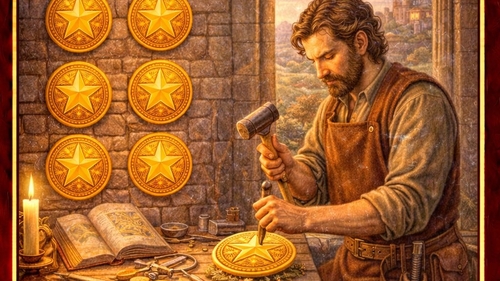 Cartea de Tarot a zilei de 30 decembrie 2025. Cartea zilei, Opt de Monede: succesul nu vine peste noapte