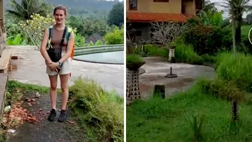 Concediu de coșmar pentru această turistă. A rezervat o vilă în Bali prin AirBnb, dar a găsit clădirea abandonată