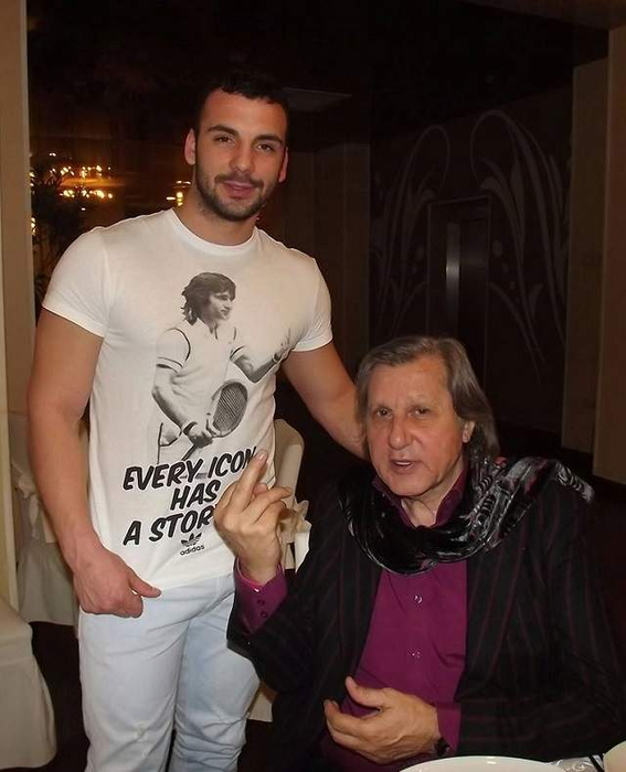 Ilie Năstase și nepotul său, Ștefan Gheorghiu
