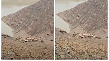 Descoperire uimitoare pe fundul Lacului Vidraru. O barcă a fost găsită după zeci de ani