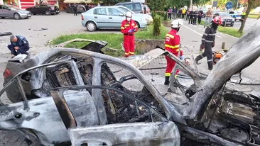 Cine este omul de afaceri care a ars de viu în mașina care a explodat, în Arad. SRI exclude varianta unui atac terorist. FOTO