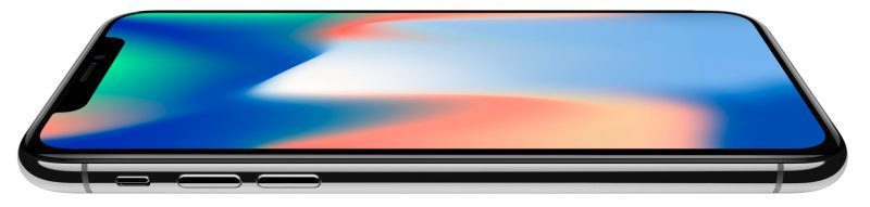 iPhone X este 100% din sticlă, fără buton ”Home” şi cu un display fără margini.